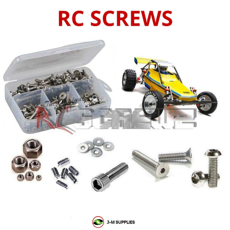 Representative image of an RCScrewZ stainless steel screw kit for Kyosho Scorpion 2014 1/10 Electric 2WD Buggy (30613); exact kit contents vary by RC model.