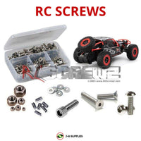 Representative image of an RCScrewZ stainless steel screw kit for Kyosho Axxe Readyset 1/10 Electric 2WD Buggy (34401); exact kit contents vary by RC model.