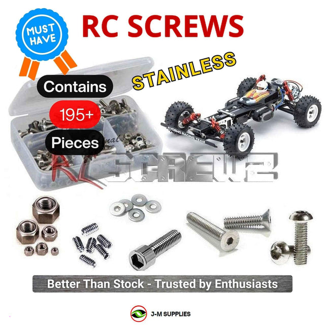 RCScrewZ Stainless Steel Screw Kit kyo174 for Kyosho Optima 4WD 2016 Re-Release 1/10 Electric 4WD Off-Road Buggy (30617B) | SET