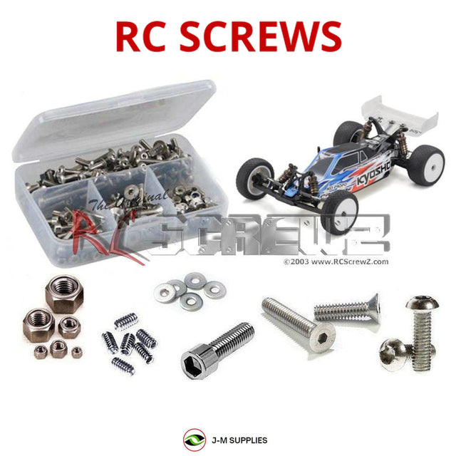 RCScrewZ Stainless Steel Screw Kit kyo178 for Kyosho Ultima RB6.6 1/10 Electric 2WD Off-Road Competition Buggy (34310B) | SET
