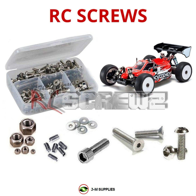 J-M SUPPLIES - RCScrewZ Stainless Steel Screw Kit kyo181 for Kyosho Inferno MP9e EVO 1/8th Buggy (#34105B) | PRO - 