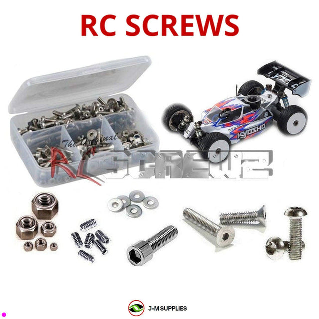 RCScrewZ Stainless Steel Screw Kit kyo185 for Kyosho Inferno MP10 1/8 Nitro GP 4WD Off-Road Racing Buggy (33015B) | SET