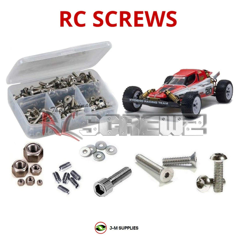 J-M SUPPLIES - RCScrewZ Stainless Steel Screw Kit kyo186 for Kyosho Turbo Optima/Gold (#30619) RC Buggy Racer | UPG - 
