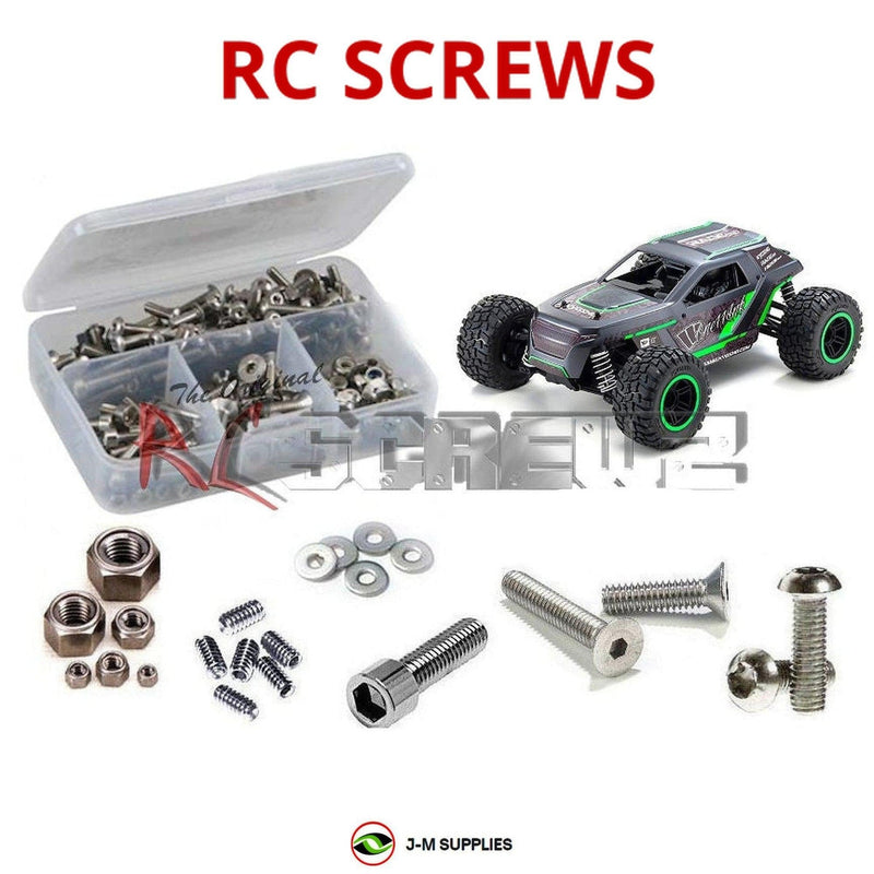 Representative image of an RCScrewZ stainless steel screw kit for Kyosho Fazer Mk2 Rage 2.0 1/10 Electric 4WD Truck (34411); exact kit contents vary by RC model.