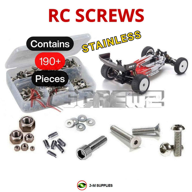 RCScrewZ Stainless Steel Screw Kit kyo195 for Kyosho Ultima RB7 1/10 Electric 2WD Off-Road Racing Buggy (34303) | SET