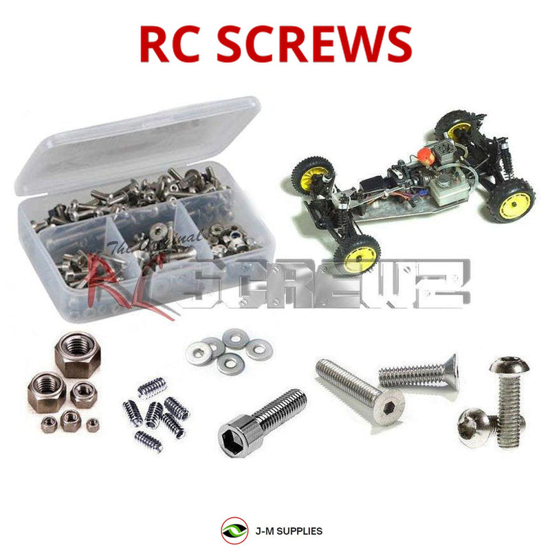 J-M SUPPLIES - RCScrewZ Stainless Steel Screw Kit kyo209 for Kyosho Rampage GP-10 Nitro 1/10th (#3072) RC Car | SET - 