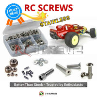 Representative image of an RCScrewZ stainless steel screw kit for Losi XXX-T MF2 1/10 Electric 2WD Stadium Truck (LOSA0076); exact kit contents vary by RC model.
