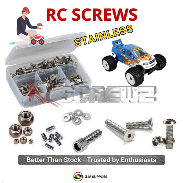 J-M SUPPLIES RC Parts Store - RCScrewZ Stainless Steel Screw Kit los033 for Losi Mini LST2 1/18 Electric 4WD Mini Monster Truck RTR (LOSB0217) | PRO