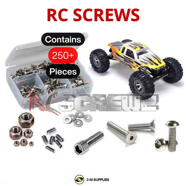 RCScrewZ Stainless Steel Screw Kit los051 for Team Losi Comp Crawler 1/10 Electric 4WD Competition Rock Crawler (LOSA0051) | SET