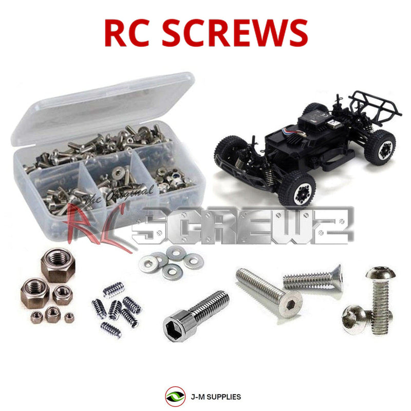 J-M SUPPLIES - RCScrewZ Stainless Steel Screw Kit los058 for Losi 1/24th Micro SCT RC Car | PRO - 