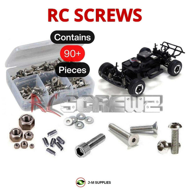RCScrewZ Stainless Steel Screw Kit los058 for Losi Micro SCT RTR 1/24 Electric 4WD Short Course Truck (LOSB0242) | SET