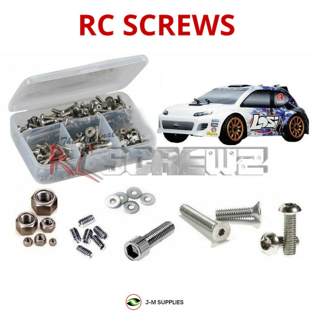 RCScrewZ Stainless Steel Screw Kit los059 for Losi Micro Rally RTR 1/24 Electric 4WD Rally Car (LOSB0243) | SET