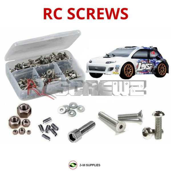 J-M SUPPLIES RC Parts Store - RCScrewZ Stainless Steel Screw Kit los059 for Losi Micro Rally RTR 1/24 Electric 4WD Rally Car (LOSB0243) | SET