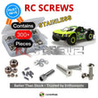 J-M SUPPLIES RC Parts Store - RCScrewZ Stainless Steel Screw Kit los070 for Team Losi Racing TEN-SCTE 2.0 1/10 Electric 4WD Short Course Truck Kit (TLR03000) | SET