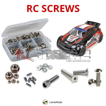 J-M SUPPLIES RC Parts Store - RCScrewZ Stainless Steel Screw Kit los075 for Losi TEN Rally-X RTR 1/10 Electric 4WD Rally Car (LOS03000) | SET