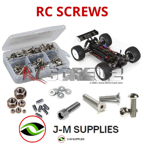J-M SUPPLIES - RCScrewZ Stainless Steel Screw Kit los077 for Losi Mini 8ight-T RTR RC Car | SET - 