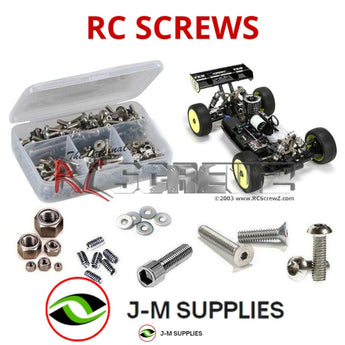 J-M SUPPLIES - RCScrewZ Stainless Steel Screw Kit los085 for Team Losi 8ight 4.0 1/8 TLR04003 RC Car | SET - los085