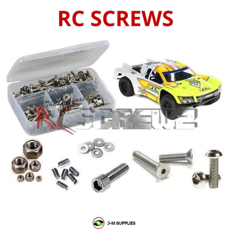 J-M SUPPLIES - RCScrewZ Stainless Steel Screw Kit los094 for Losi TEN-SCTE 3.0 1/10 SC Truck (#TLR03008) | SET - 