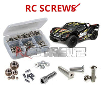 Representative image of an RCScrewZ stainless steel screw kit for Losi TENACITY SCT 1/10 Electric 4WD SCT (LOS03010); exact kit contents vary by RC model.