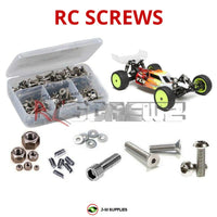 Representative image of an RCScrewZ stainless steel screw kit for Losi TLR 22 4.0 1/10 Electric 2WD Buggy (TLR03013); exact kit contents vary by RC model.