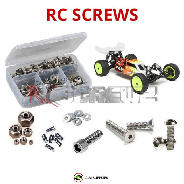 RCScrewZ Stainless Steel Screw Kit los097 for Team Losi Racing 22 4.0 Race Kit 1/10 Electric 2WD Off-Road Buggy (TLR03013) | SET