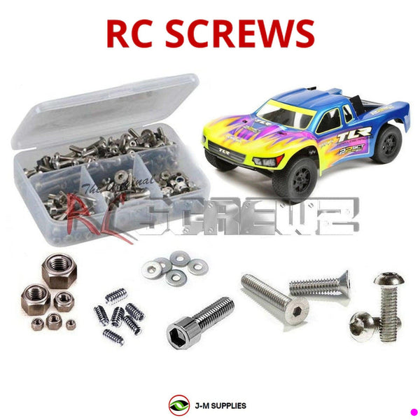 J-M SUPPLIES RC Parts Store - RCScrewZ Stainless Steel Screw Kit los099 for Team Losi Racing 22SCT 3.0 MM Race Kit 1/10 Electric 2WD Short Course Truck (TLR03009) | SET