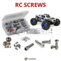 J-M SUPPLIES - RCScrewZ Stainless Steel Screw Kit los100 for Losi LST 3XL-E 1/8 Monster Truck (#LOS04015) | RCX - 