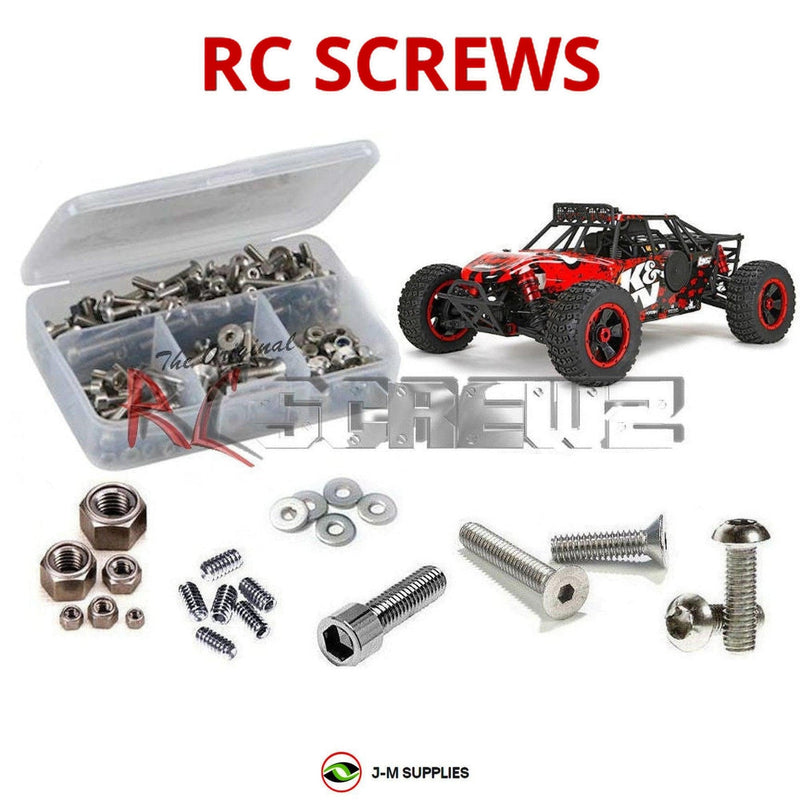 J-M SUPPLIES - RCScrewZ Stainless Steel Screw Kit los111 for Losi DBXL Nitro 1/5th #LOS05010 RC Car | PRO - 