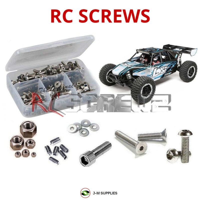 J-M SUPPLIES - RCScrewZ Stainless Steel Screw Kit los112 for Losi DBXL-E 1/5th #LOS05012 RC Car | SET - 