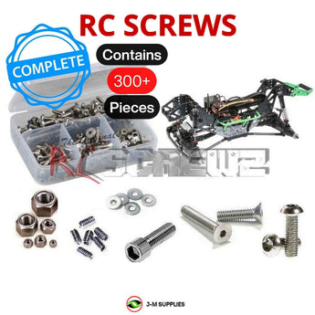 J-M SUPPLIES RC Parts Store - RCScrewZ Stainless Steel Screw Kit los124 for Losi LMT 4WD Solid Axle Monster Truck Roller 1/8 Electric Monster Truck (LOS04022) | RCX