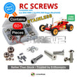 J-M SUPPLIES RC Parts Store - RCScrewZ Stainless Steel Screw Kit los131 for Losi Mini JRX2 RTR 1/16 Electric 2WD Buggy (LOS01020) | RCX