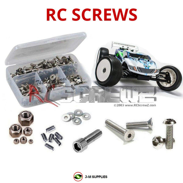 J-M SUPPLIES - RCScrewZ Stainless Steel Screw Kit mug028 for Mugen Seiki MBX-7T Eco RC Car | PRO - 
