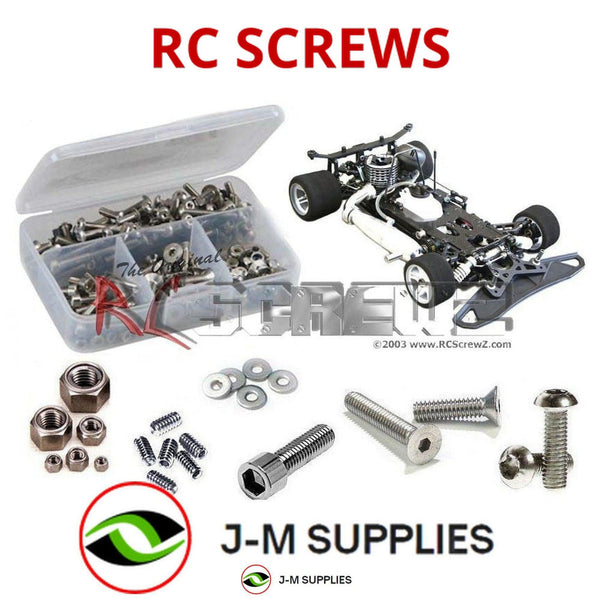 J-M SUPPLIES - RCScrewZ Stainless Steel Screw Kit mug036 for Mugen Seiki MRX6 1/8 Onroad 4WD Nitro (#H2006) | RCX - mug036