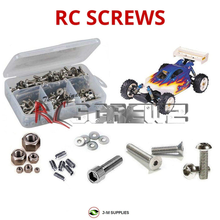 J-M SUPPLIES - RCScrewZ Stainless Steel Screw Kit ofn009 for Ofna Ultra GT 1/8th Buggy | PRO - ofn009