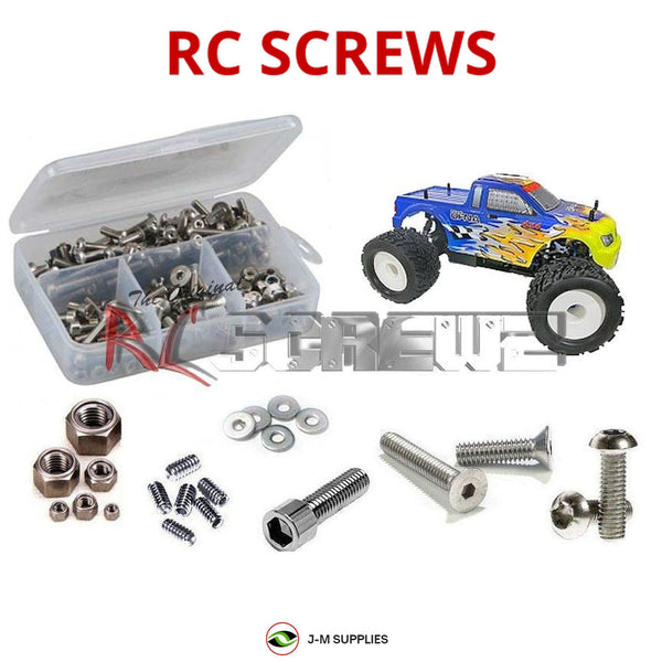 J-M SUPPLIES RC Parts Store - RCScrewZ Stainless Steel Screw Kit ofn026 for Ofna Pirate MT Sport 1/8 Nitro Monster Truck | SET