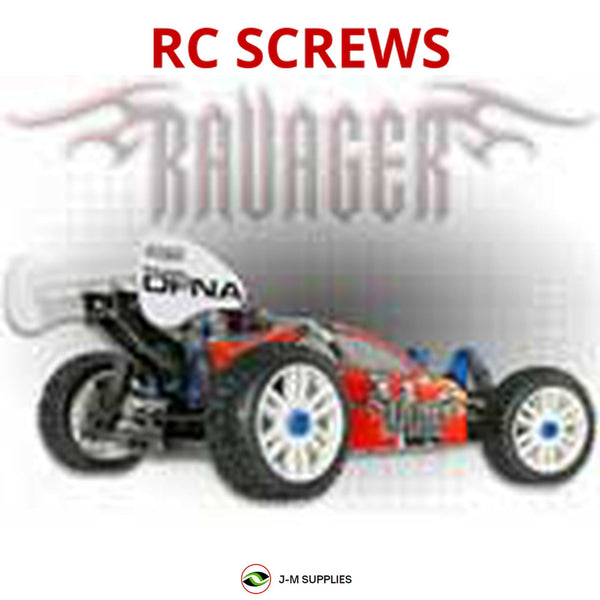 J-M SUPPLIES RC Parts Store - RCScrewZ Stainless Steel Screw Kit ofn034 for Ofna Ravager RTR/Pro 1/8th Buggy RC Car | SET
