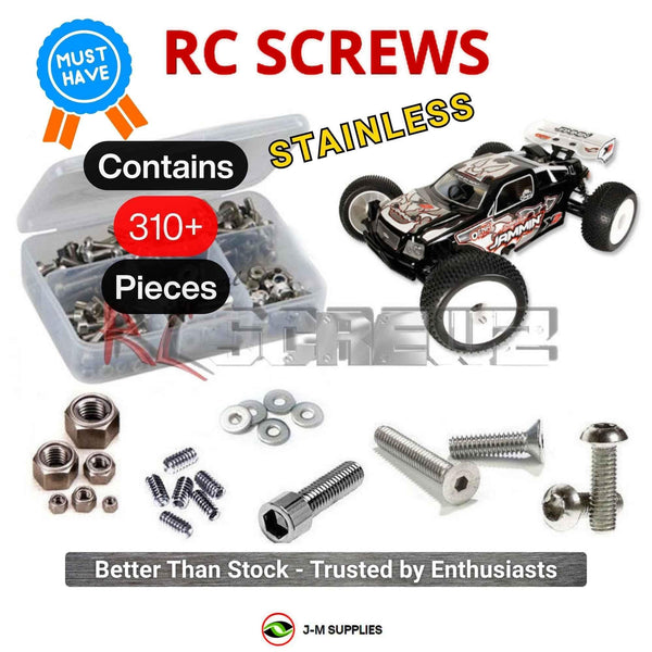 J-M SUPPLIES RC Parts Store - RCScrewZ Stainless Steel Screw Kit ofn045 for Ofna Jammin X2 CRT 1/8th Truggy | SET