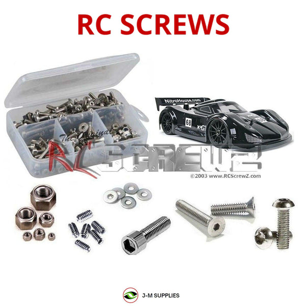 J-M SUPPLIES RC Parts Store - RCScrewZ Stainless Steel Screw Kit ofn071 for Ofna X3 GT 1/8th Onroad RC Car | SET