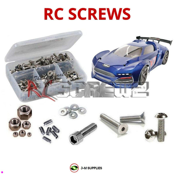 J-M SUPPLIES RC Parts Store - RCScrewZ Stainless Steel Screw Kit ofn090 for Ofna/HoBao VTE 1/8 Electric GT On-Road | SET