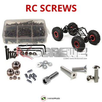 Representative image of an RCScrewZ stainless steel screw kit for RC4WD Diablo Crawler Kit Rock Crawler; exact kit contents vary by RC model.