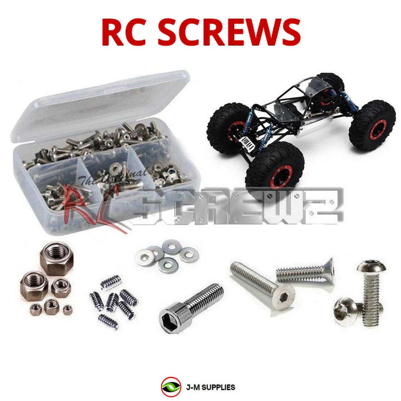 Representative image of an RCScrewZ stainless steel screw kit for RC4WD Copperhead Crawler 1/10 Electric Crawler; exact kit contents vary by RC model.