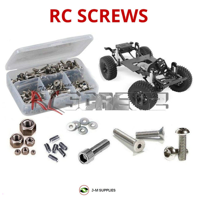RCScrewZ Stainless Steel Screw Kit rc4wd009 for RC4WD Trail Finder 2 Truck Kit "SWB" 1/10 Electric 4WD Scale Trail Truck (Z-K0045) | SET