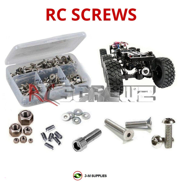 Representative image of an RCScrewZ stainless steel screw kit for RC4WD Beast II 6x6 1/14 Electric 6WD Truck (Z-K0052); exact kit contents vary by RC model.