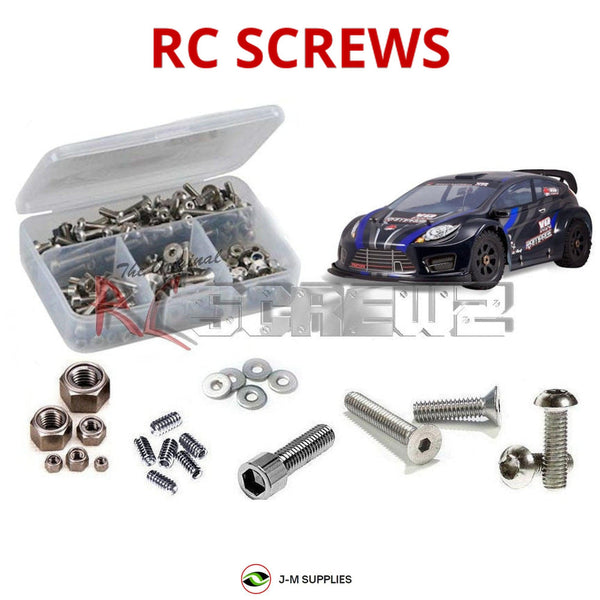 J-M SUPPLIES RC Parts Store - RCScrewZ Stainless Steel Screw Kit rcr004 for RedCat Racing 1/5 Rampage Rally RC Car | SET