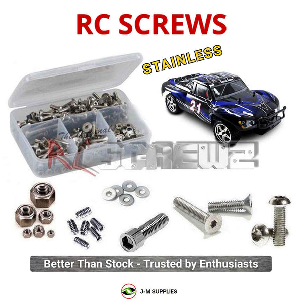 J-M SUPPLIES RC Parts Store - RCScrewZ Stainless Steel Screw Kit rcr011 for Redcat Racing Vortex 1/10 Short Course Truck | SET