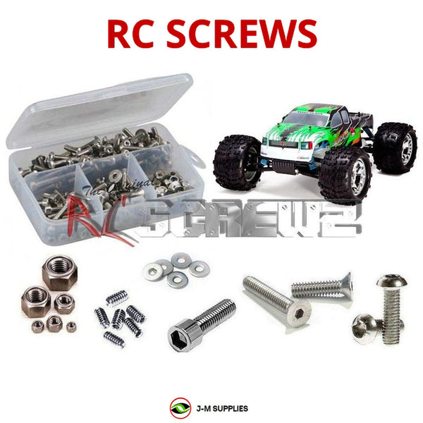 J-M SUPPLIES RC Parts Store - RCScrewZ Stainless Steel Screw Kit rcr019 for Redcat Racing Avalanche XTR 1/8 Nitro 4WD Monster Truck | SET