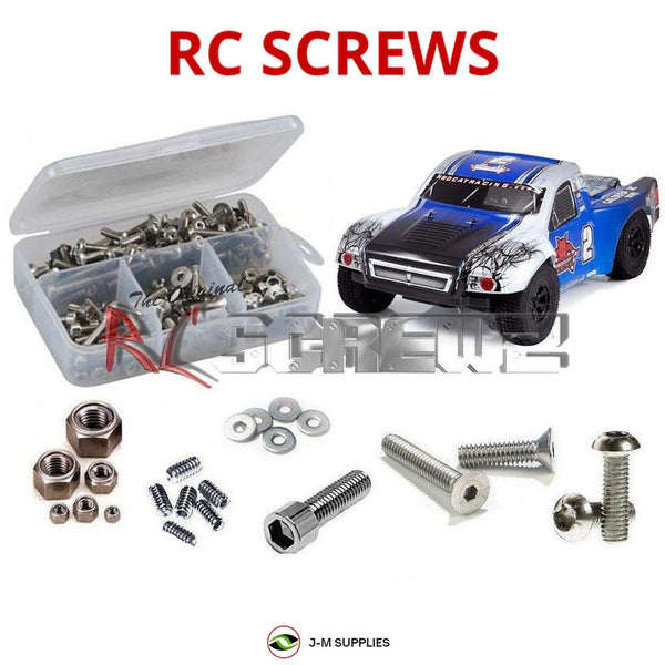 J-M SUPPLIES RC Parts Store - RCScrewZ Stainless Steel Screw Kit rcr028 for Redcat Racing Caldera SC 10E 1/10 Electric Brushless 4WD Short Course Truck (RERCALDERA-SC-10E-BLUE) | SET