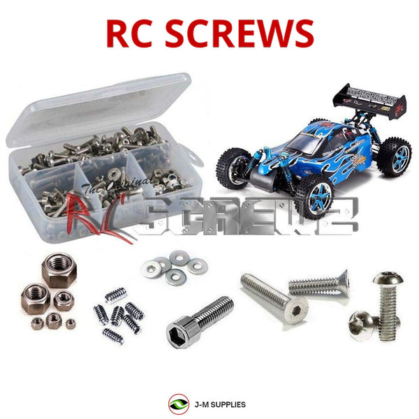 J-M SUPPLIES RC Parts Store - RCScrewZ Stainless Steel Screw Kit rcr032 for Redcat Racing Tornado EPX 1/10 Electric 4WD Buggy | SET