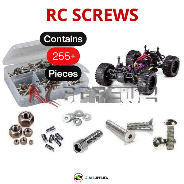 J-M SUPPLIES RC Parts Store - RCScrewZ Stainless Steel Screw Kit rcr034 for RedCat Racing Volcano EPX RC Truck | SET