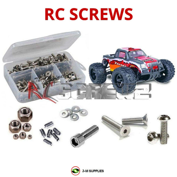 J-M SUPPLIES RC Parts Store - RCScrewZ Stainless Steel Screw Kit rcr039 for Redcat Racing Tremor ST 1/16 Electric Truck Truggy | SET